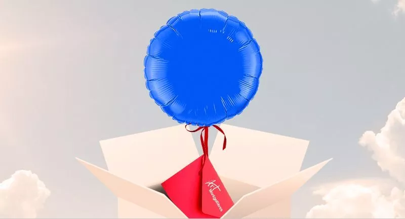 Produit Ballon message livré avec le coffret Image